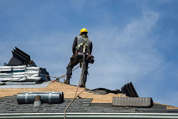 Professional Roofing technician working in Hooversville, PA